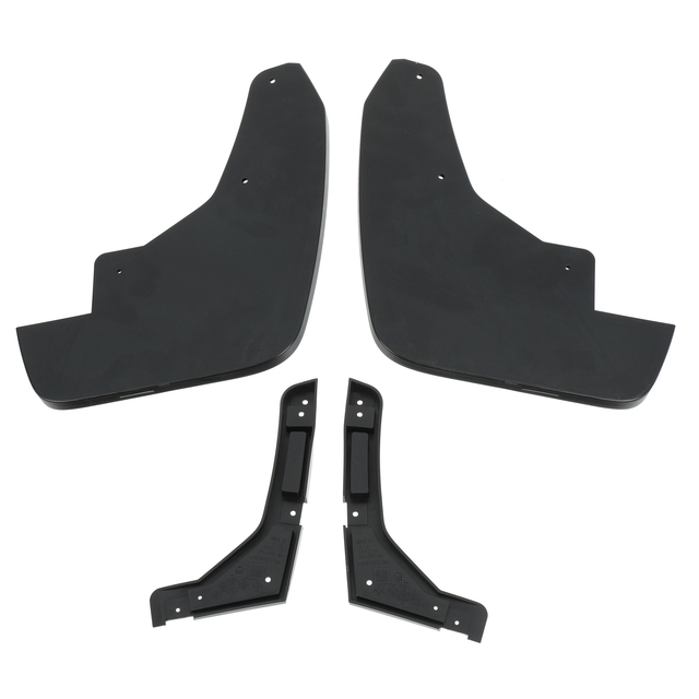 84938120 - Exterior: 2021-2024 Chevrolet Rear Mudf Flaps Splash Guards Set Of 2 Black Tahoe Suburban for Chevrolet: Suburban, Tahoe Image