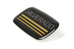 15036132 - Body: Nameplate for Chevrolet: Blazer, C1500, C2500, C3500, K1500 Pickup, K2500 Pickup, K3500 Pickup, Silverado 1500, Silverado 1500 Classic, Silverado 1500 HD, Silverado 1500 HD Classic, Silverado 2500, Silverado 2500 HD, Silverado 2500 HD Classic, Silverado 3500, Silverado 3500 Classic, Silverado 3500 HD, Suburban C1500, Suburban C2500, Suburban K1500, Suburban K2500 Image
