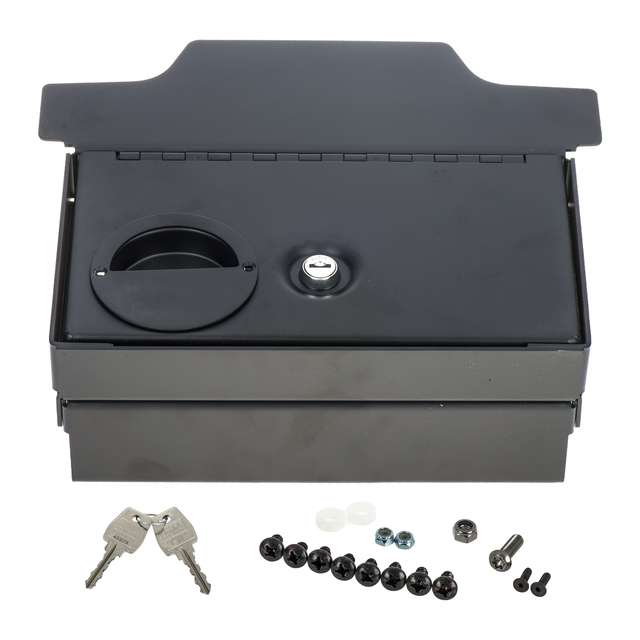 82215519AC - Interior Accessories: 2019-2025 Ram 1500 2500 3500 Interior Console Storage Lock for Ram: 1500, 2500, 3500 Image