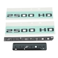 86539798 - : Silverado 2500 HD Custom Emblems - Black for GM Image