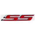 92228475 - : OEM NEW 2010-16 GM Chevrolet Camaro SS Emblem Badge Red w/ Chrome Trim 92228475 for Chevrolet: Camaro Image