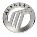 6N7Z8213A - : 2006-2009 Mercury Milan Front Radiator Grille Emblem OEM NEW Genuine 6N7Z-8213-A for Ford Image