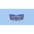 23190298 - : Black Front Upper Grille with Bolts and Crest and Wreath Emblem for GM Image