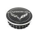 19302357 - : Wheel Center Caps, Carbon Logo for GM Image