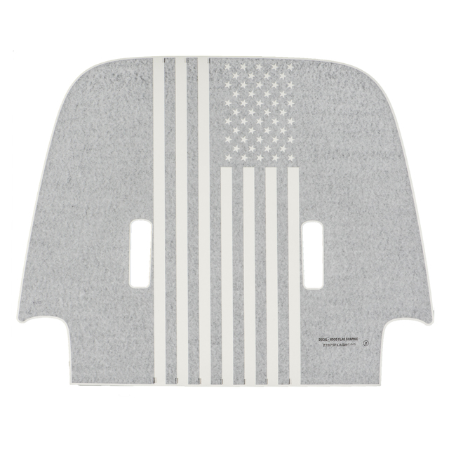82215735 - Exterior Accessories: Hood Graphic, American Flag for Jeep: Gladiator, Wrangler Image