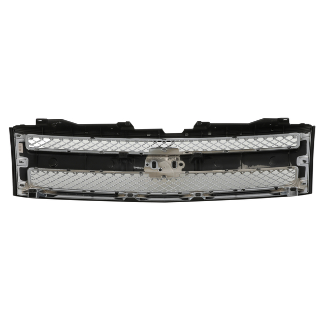20955212 - Exterior: Grille - Carbon Black Metallic (58U) for Chevrolet: Silverado 1500, Silverado 1500 Classic, Silverado 1500 HD Classic, Silverado 2500 HD, Silverado 2500 HD Classic, Silverado 3500 Classic, Silverado 3500 HD Image