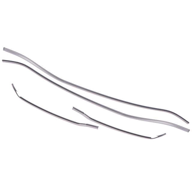 SOA801P040TR - Exterior: OEM NEW 2019-2020 Subaru Ascent Ice Silver Mettalic Door Edge Guard SOA801P040TR for Subaru: Ascent Image