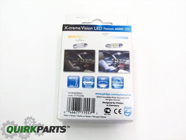 52409D - Miscellaneous: 43mm Festoon Led Bulb 6000k - (Spare Part) for Volkswagen Image