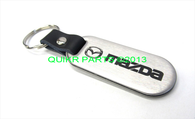 83Z41 - Miscellaneous: Mazda Keychains - Brushed With Mazda Logo for Mazda: 2, 3, 5, 6, CX-3, CX-5, CX-7, CX-9, MX-5 Miata Image