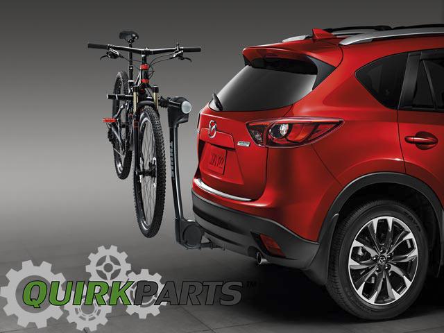 8EZ20 - Towing: 2007-2023 Mazda CX-9 CX-5 CX-50 Rear Thule Vertex 4 Bike Hitch Carrier for Mazda: CX-5, CX-50, CX-9 Image