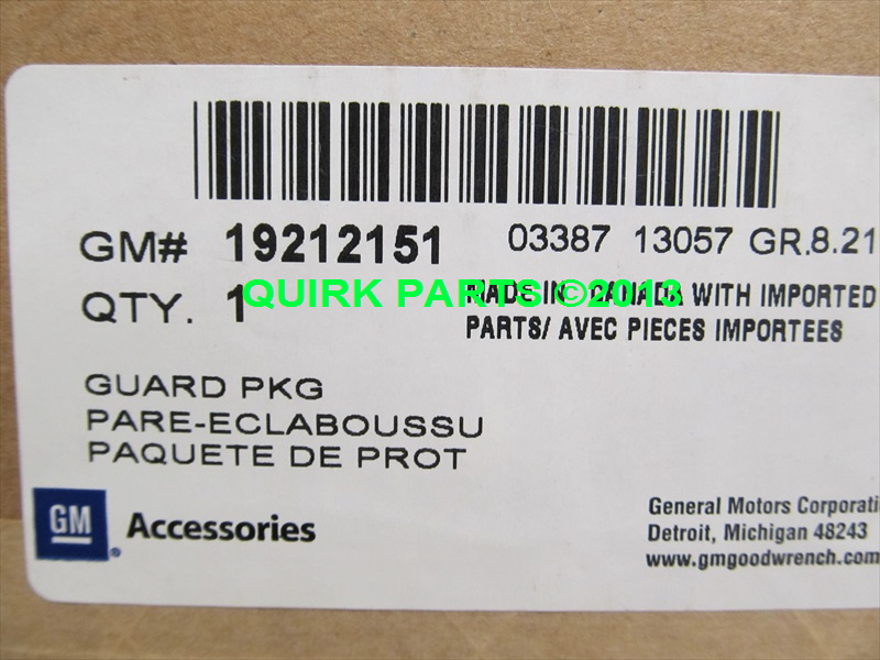 19212151 - Exterior: Molded Rear Set, For Use On Denali Models for Chevrolet: Suburban 1500, Suburban 2500 | GMC: Yukon, Yukon XL 1500, Yukon XL 2500 Image