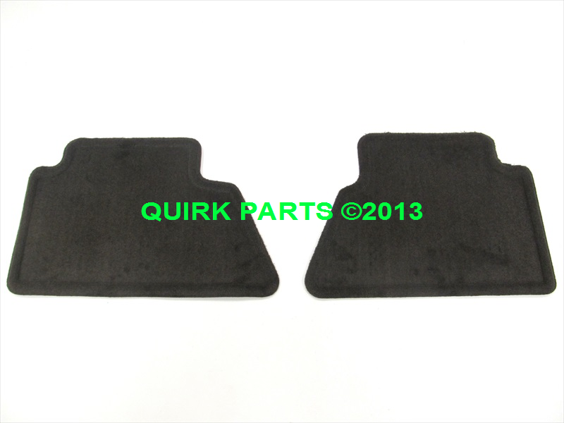 84340704 - : Chevy Silverado Rear Carpet Floor Mats OEM New Genuine for Chevrolet: Silverado 1500, Silverado 2500 HD, Silverado 3500 HD | GMC: Sierra 1500, Sierra 2500 HD, Sierra 3500 HD Image