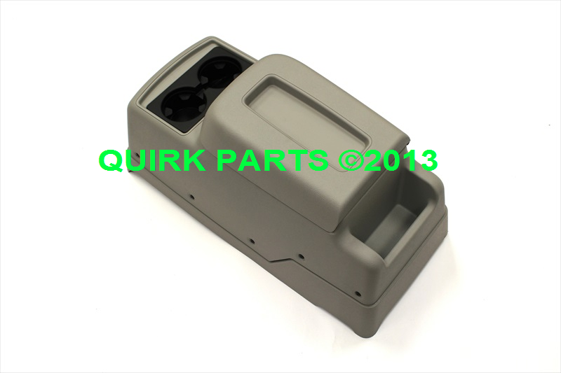 22790667 - Interior: 2011-2014 Cadillac GMC Chevy Titanium Grey 2nd Row Console OEM NEW 22790667 for Cadillac: Escalade, Escalade ESV | Chevrolet: Suburban 1500, Suburban 2500 | GMC: Yukon, Yukon XL 1500, Yukon XL 2500 Image