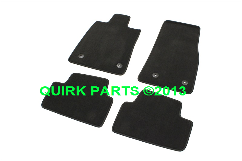 23325341 - Interior: 2013-2014 Cadillac ATS Front/Rear Jet Black Carpet Floor Mats OEM NEW 22947230 for Cadillac: ATS, CTS Image