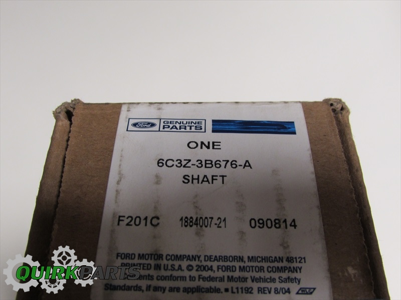 6C3Z3B676A - Steering: Shaft Assembly for Ford: Excursion, F-250, F-250 Super Duty, F-350 Super Duty, F-450 Super Duty, F-550 Super Duty Image