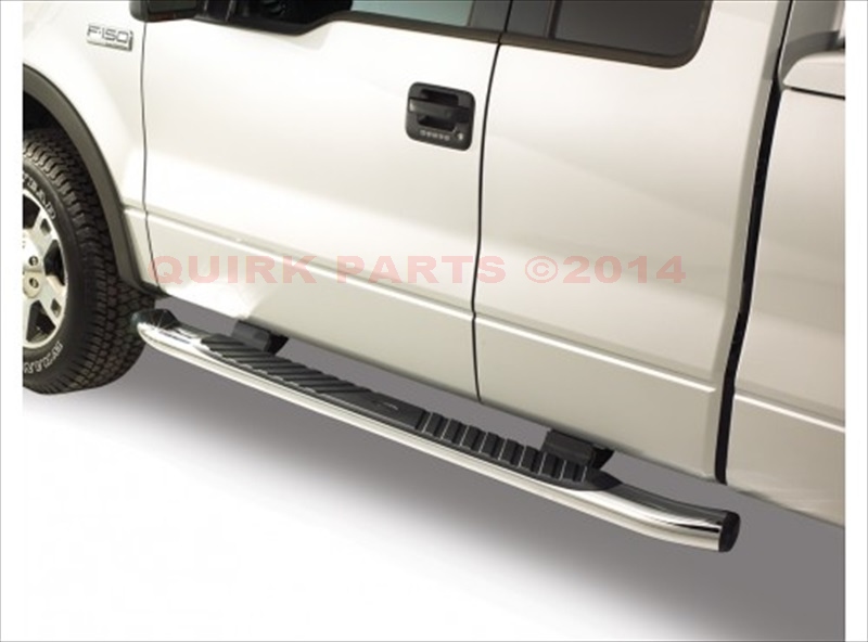 6L3Z16450AB - : 2011-2014 Ford F150 Regular Cab Side Running Boards Step Bar Chrome Aluminum OEM for Ford: F-150 Image