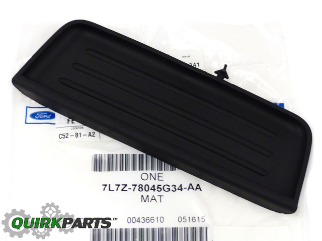 7L7Z78045G34AA - : 2007-2014 Lincoln Navigator Rear Center Console Storage Tray Black Liner Mat OEM for Lincoln: Navigator Image