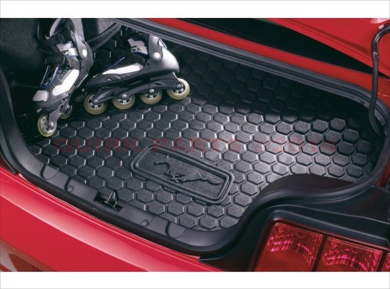 7R3Z6111600CA - Interior: 2005-2009 Ford Mustang Convertible Trunk Cargo Protector Mat w/o Sub OEM NEW for Ford: Mustang Image