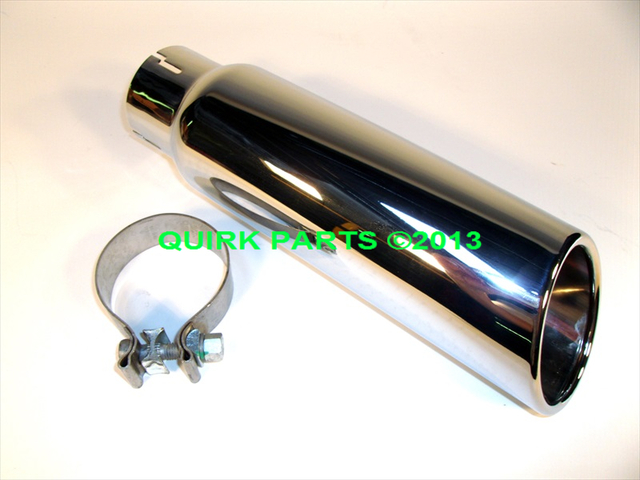 82207131AB - Exterior Accessories: 2002-2014 Dodge Ram 1500 2500 3500 Chrome Exhaust Tip MOPAR GENUINE OE BRAND NEW for Dodge: Dakota, Ram 1500, Ram 2500, Ram 3500 | Ram: 1500, 1500 Classic, 2500, 3500, Dakota Image