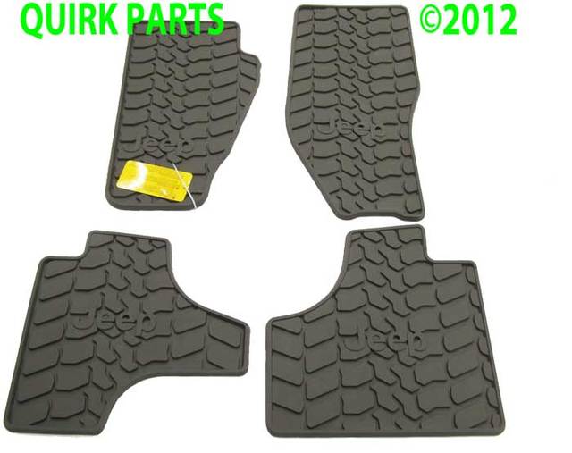 82210785AB - Interior Accessories: 2008-2011 Jeep Liberty Set of 4 Slush Mats Pebble Beige MOPAR GENUINE OEM NEW for Jeep: Liberty Image