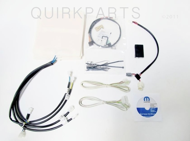 82210854AC - Interior Accessories: 08-10 Jeep Liberty &amp; 07-10 Jeep Wrangler Heated Seat Kit Set MOPAR GENUINE NEW for Chrysler: Sebring | Dodge: Avenger, Nitro | Jeep: Liberty, Wrangler Image