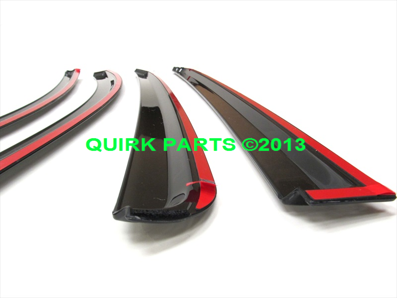 42557969 - Exterior: Chevy Sonic Hatchback Window Weather Deflector OEM NEW Genuine for Chevrolet: Sonic Image