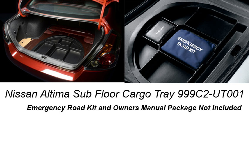 999C2UT001 - Interior: 2007-2011 Nissan Altima Rear Trunk Sub Floor Cargo Organizer Holder Tray OEM NEW for Nissan: Altima Image