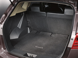 999E3GU000GY - Interior: 2008-2009 Nissan Rogue CARGO MATS - CARPETED Gray OEM for Nissan: Rogue Image