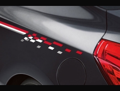 999G1UT001WT - Nismo: Nismo Graphics (Red, Silver And White) for Nissan: Altima Image