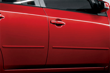 999G2LTKH301 - Serviceable Components: 2007-2011 Nissan Sentra BODY SIDE MOLDING Black Driver OEM for Nissan Image