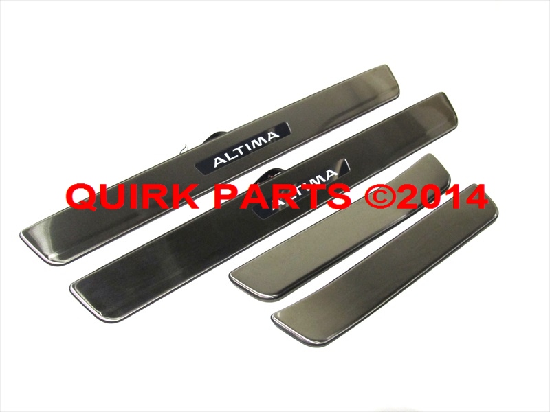 999G6UZ300 - Interior: 2013-2014 Nissan Altima Sedan Illuminated Door Sill Kick Plates Pads Set OEM NEW for Nissan: Altima Image