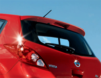 999J14TB23 - Exterior: Rear Spoiler - B23 - Blue Onyx for Nissan: Versa Image