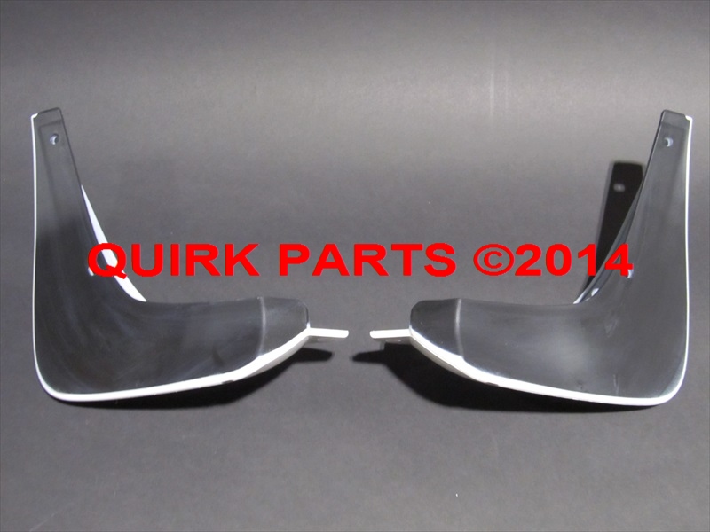 999J24ZQAC04 - Exterior: 2014 Nissan Versa Note Aspen White QAC Rear Splash Guards Mud Flaps OEM NEW for Nissan: Versa, Versa Note Image