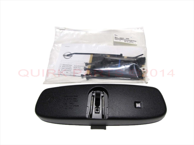 999L1WS100 - Interior: 2006-2012 Nissan Titan Auto Dimming Rear View Mirror w Homelink &amp; Compas OEM NEW for Nissan: Altima, NV3500, Quest, TITAN Image