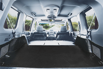 999M12R002 - Cargo Management: 2008-2012 Nissan Armada Full Rear Cargo Liner WITH leafs GENUINE OEM BRAND NEW for Nissan: Altima, Armada Image