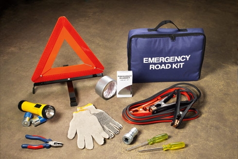 999M1AT000 - Interior: 2001-2012 Maxima Altima Versa Pathfinder Sentra EMERGENCY ROAD KIT OEM for Nissan: 350Z, Altima, Cube, Frontier, Juke, Maxima, Pathfinder, Quest, Sentra, Versa, Versa Note, Xterra Image