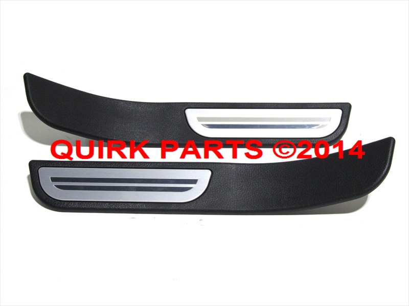 999M1UT100BK - Interior: 2007-2012 Nissan Altima Rear Door Sill Aluminum Kick Plates Charcoal Set OEM NEW for Nissan: Altima Image