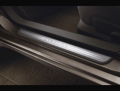 999M1UT100GY - Interior: 2007-2011 Nissan Altima ALUMINUM KICK PLATES Rear Grey OEM for Nissan: Altima Image