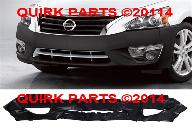 999N1UZ0DS - Exterior: 2013-2015 Nissan Altima Sedan Front End Bumper Nose Mask Bra OEM NEW Genuine for Nissan: Altima Image