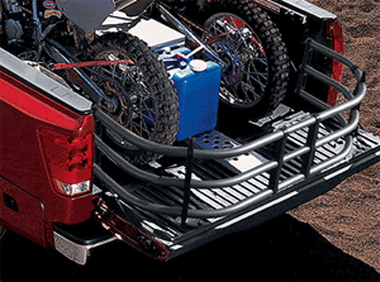 999T7WX290 - Exterior: Fixed Bed Extender (Black, W/O Utilitrack for Nissan: Altima, NV3500, Quest, TITAN Image