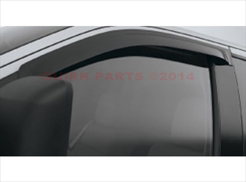 VGL3Z18246A - Exterior: 2011-2014 Ford F-150 Regular Cab Side Window Deflectors Rain Guards 2-Pc OEM NEW for Ford: F-150, F-150 Heritage Image