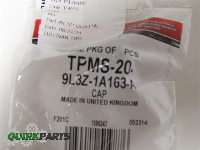 9L3Z1A163A - Electrical: Cap for Ford: Bronco, C-Max, E-150, E-250, E-350 Super Duty, E-450 Super Duty, Edge, Escape, Expedition, Explorer, F-150, F-150 Lightning, F-250 Super Duty, F-350 Super Duty, F-450 Super Duty, Fiesta, Flex, Focus, Fusion, Mustang, Police Interceptor Sedan, Police Interceptor Utility, Ranger, Special Service Police Sedan, Taurus, Transit Connect, Transit-150, Transit-250, Transit-350, Transit-350 HD | Lincoln: MKC, MKS, MKT, MKX, MKZ, Navigator | Mercury: Mariner, Milan Image