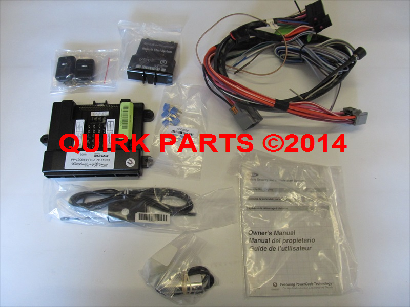 AW3Z19G364A - Security: 2010-2012 Ford Expedition F-150 Bronze Remote Car Starter Kit OEM NEW Genuine for Ford: Expedition, F-150 Image