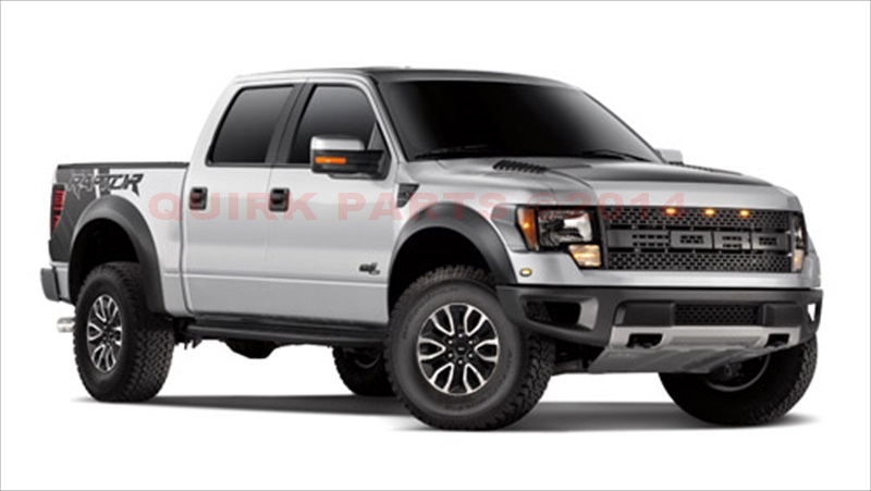 BL3Z1613300AA - Interior: 2011-2014 Ford F150 SVT Raptor Supercrew Rubber Floor Mats Black 3 Piece OEM NEW for Ford: F-150 Image