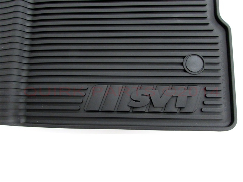 BL3Z1613300BA - Interior: 2011-2014 Ford F150 SVT Raptor SuperCrew Rubber Floor Mats Black 3 Piece OEM NEW for Ford: F-150 Image