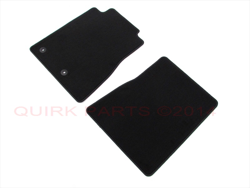 BR3Z6313086AD - Interior: 2009-2014 Ford Mustang Floor Mats Carpeted Black Front Row 2 Piece Set OEM NEW for Ford: Mustang Image