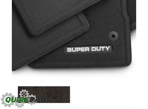 CC3Z2513086AB - Interior: 2012-2016 Ford F250 Super Duty Regular Cab Carpet Front Espresso Floor Mats OEM for Ford: E-350 Super Duty, E-450 Super Duty, F-250 Super Duty, F-350 Super Duty, F-450 Super Duty, F-550 Super Duty Image
