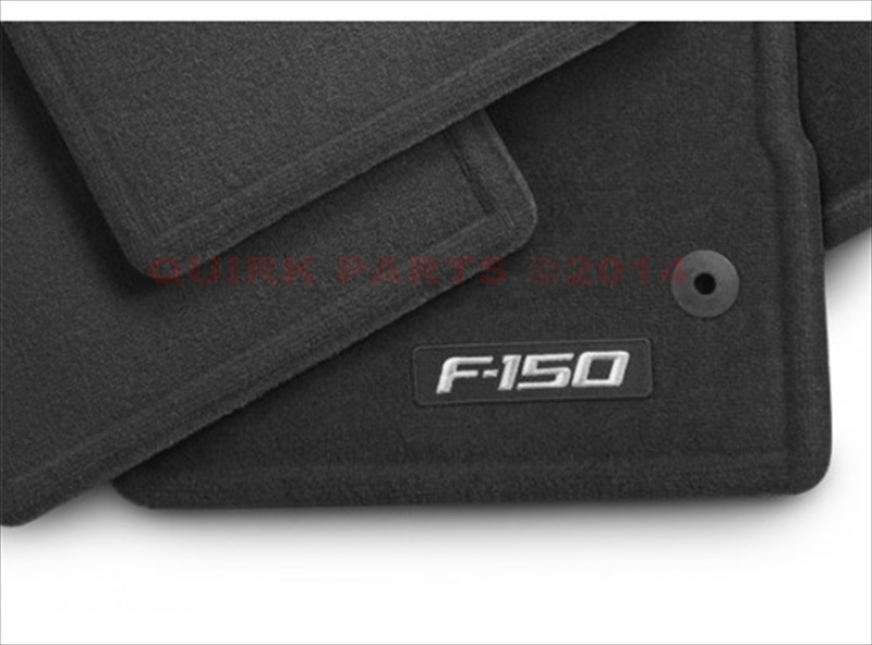CL3Z1813300AB - Interior: 2012-2014 Ford F150 Super Cab Carpet Floor Mat Expresso Front &amp; Rear Set OEM NEW for Ford: F-150 Image