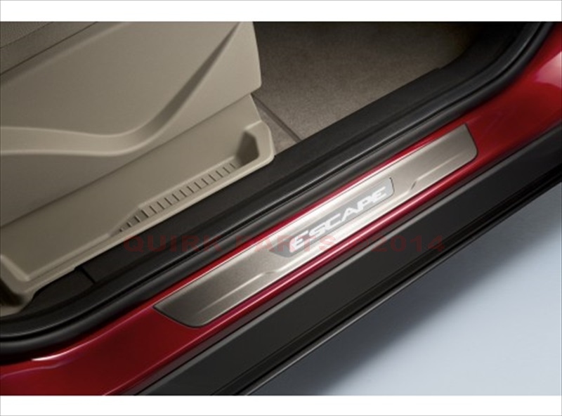 DJ5Z54132A08B - Exterior: 2013-2015 Ford Escape Front Door Sill Plates Illuminated Stainless Steel OEM NEW for Ford: Escape Image