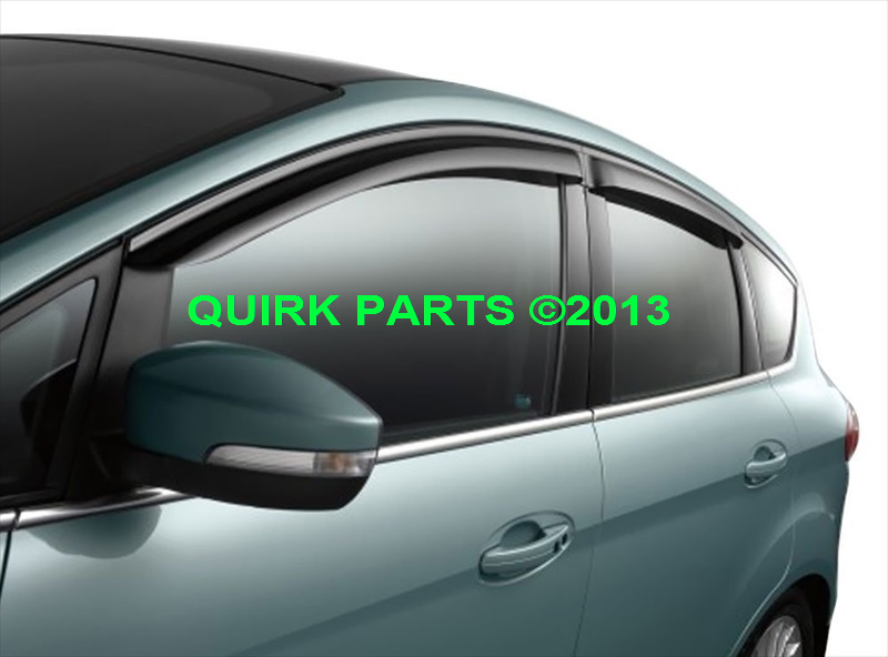 VGM5Z18246B - Exterior: 2013-2014 Ford C-Max Adhesive Rain Guards Vent Visors Set of 4 OEM NEW Genuine for Ford: C-Max Image